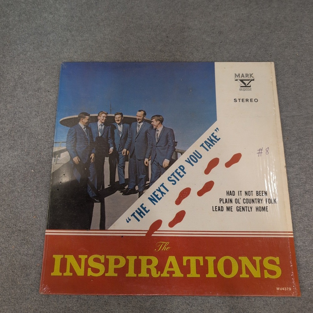 The Inspirations The Next Step You Take Vinyl LP Mark Five MV4379 Stereo Gospel - Picture 1 of 2
